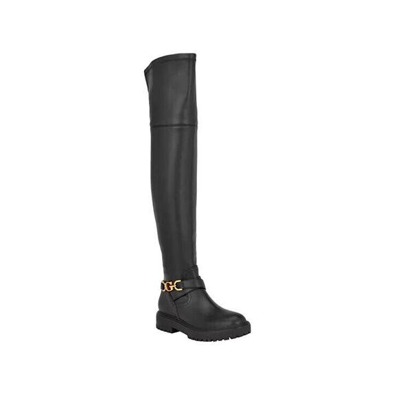 Guess Women's Jellio Over the Knee Boots - Black Size 5M - Picture 1 of 5
